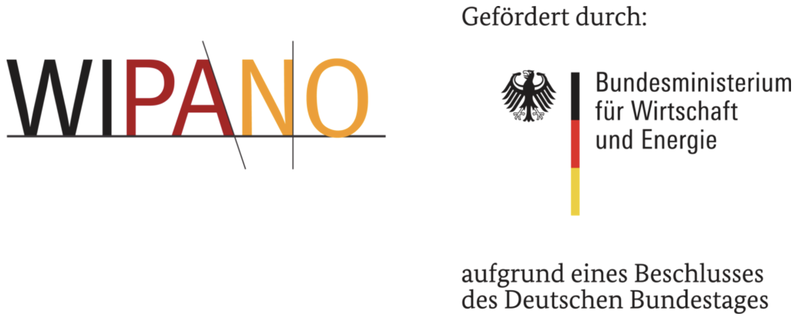 WIPANO – gefördert durch das Bundesministerium für Wirtschaft und Energie aufgrund eines Beschlusses des Deutschen Bundestages